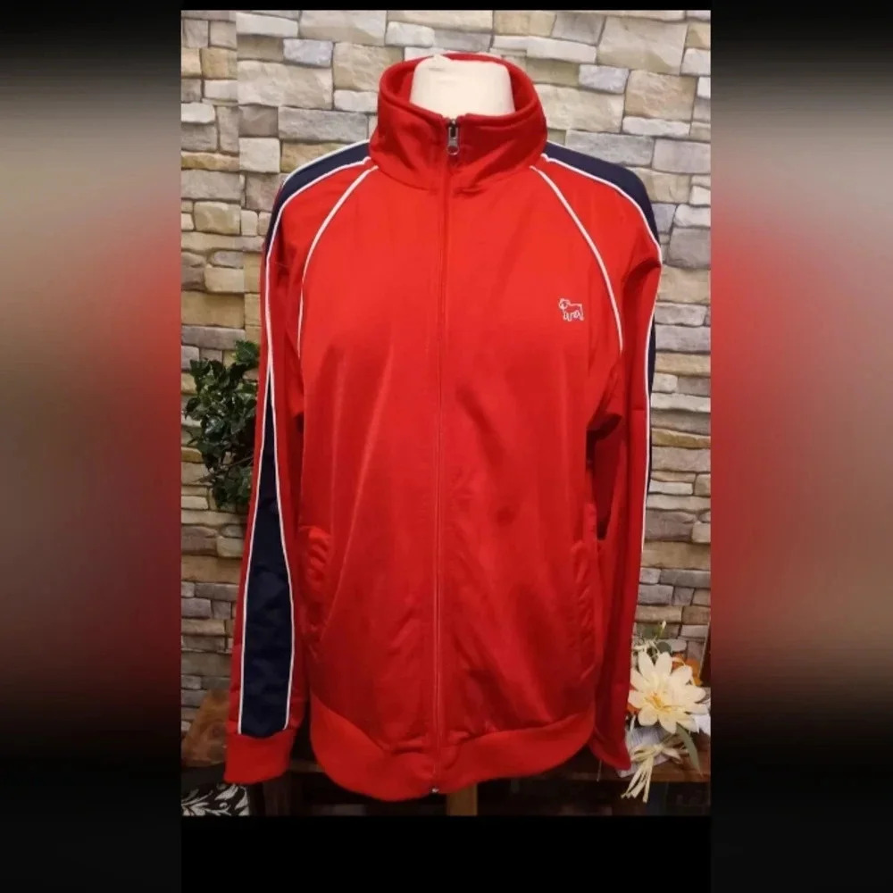 Aeropostale Red and Navy Performance Jacket..slim xl for men..RUNS SMALL or slim